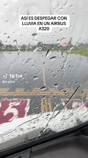 Despegue Con Lluvia en un Airbus A320 ✈️