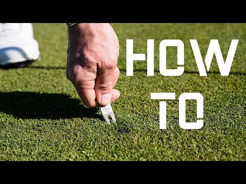 FIX Golf Pitch Marks with the Best Method