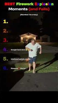 Ranking Best Firework Explosion Fails! (Wait for 1) #fireworks #fails #compilation