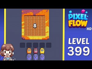 Pixel Flow Level 399 Solution Walkthrough