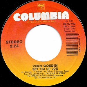 Vern Gosdin - Set 'Em Up Joe / There Ain't Nothing Wrong (Just Ain't Nothing Right)