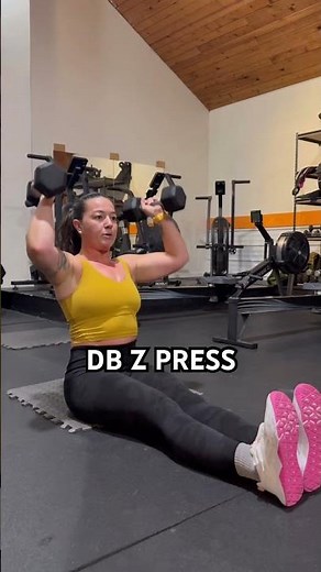HOW TO PERFORM THE DUMBBELL Z-PRESS