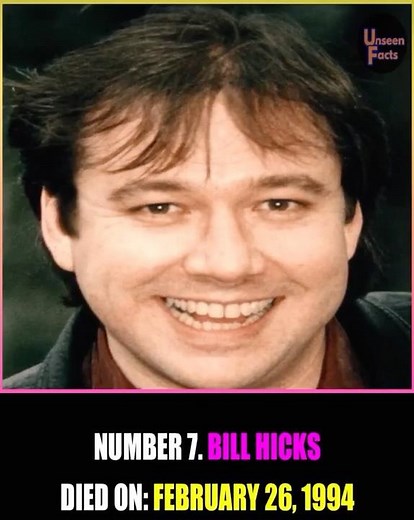 Remembering fearless comedian and social critic Bill Hicks, who died of pancreatic cancer at 32.