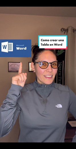 Aprende Microsoft Word fácilmente! Como crear una TABLA en Word Tutorial para Principiantes!! #tutorialdeword #tutorial #principiantes #microsoftword #aprendeentiktok #tipsdeword #krlamolins