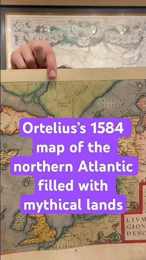 Ortelius’s famous map of the northern Atlantic regions filled with mythical lands | Altea Gallery
