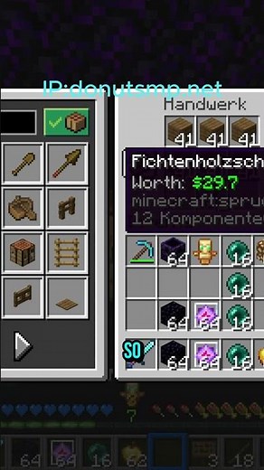 So kann man Einfach Geld auf den DonutSMP Server machen #minecraft #gaming #smpfavorit #shorts