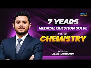 Chemistry Medical Question Solve and analysis |TARGET DMC ICU WEEK ♦️ Mentor: Dr. Hamim vaiya♦️