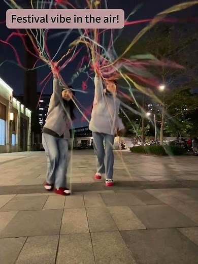 colorful hand throw streamers! #streamer #ribbon #Confetti #festival #celebration