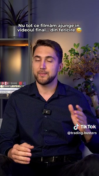🎬 Noi ne distrăm behind the scenes și ne-am gândit să vă dăm și vouă un pic din energia asta bună. Enjoy! 🎥✨ #TradingBusters #bloopers