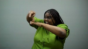 Cassie scares a friend's daughter. | OIC Movies for ASL Study