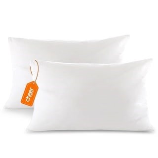 Cheer Collection Feather Down Decorative Square Pillow - Bed Bath & Beyond - 22898081