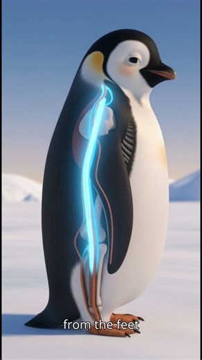 Penguins Don’t Freeze Because of THIS Trick 🐧❄️#penguin #cgianimation #scienceforkids #wildinside