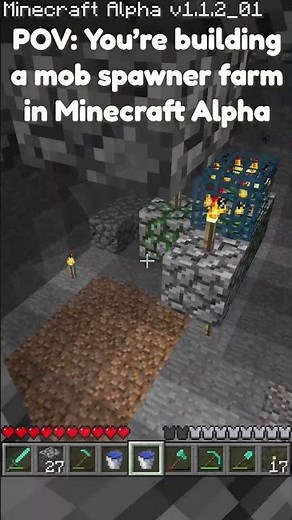 Certainly will be a farm... #minecraft #minecraftalpha #oldminecraft