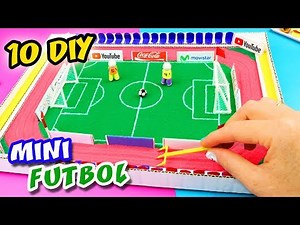 10 DIY FUTBOL MINIATURA ZEN GARDEN - Mundial Anti estres | Manualidades aPasos