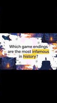 From Masterpieces to Mistakes: 5 Controversial Gaming Endings🕹️💻🧑‍💻💥