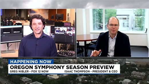 As the 2024/25 season approaches, Oregon Symphony President & CEO Isaac Thompson discusses the musical thrills of our season opener with Greg Nibler & FOX 12 Oregon. Experience Chopin and Alpine Symphony from Sept 21–23 at the Arlene Schnitzer Concert Hall. Tickets available now: https://ow.ly/gwN950SYVVN | Oregon Symphony