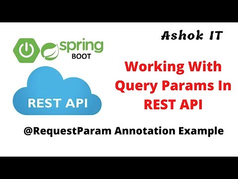 Working With Query Parameters In REST API | Example | Ashok IT