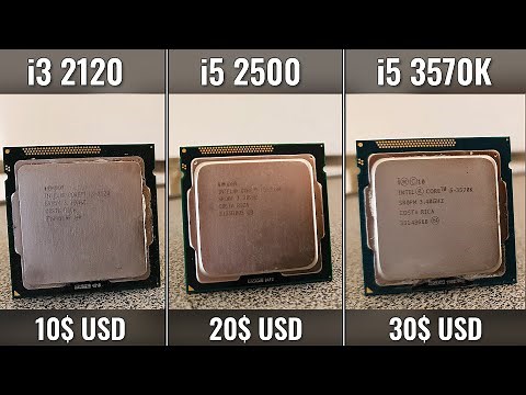 i3 2120 vs i5 2500 vs i5 3570K | How Much Have LGA 1155 CPUs Developed?