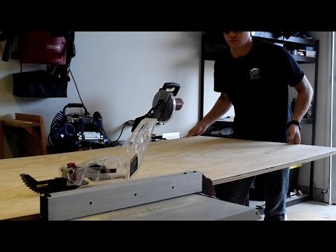 Craftsman 21807 table saw with laser guide initial video review on DIY with Chris