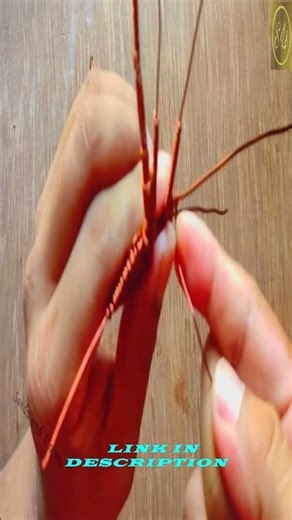 How to make a Grasshopper with Copper Wire #shorts