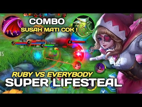 RUBY TERKUAT !!! LAWAN SEMUA ORANG PAKAI BUILD RUBY TERSAKIT DAN TERKUAT 2022