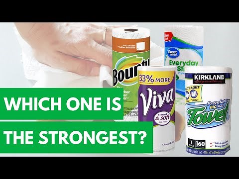 Which Paper Towel Brand Is Strongest?