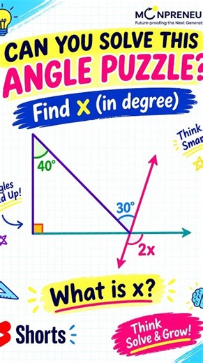 Can You Solve This Geometry Puzzle? (Find X)