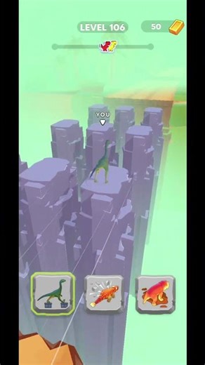 Tiny player vs massive dinosaur, Who wins?#dinogameplay #shorts #gaming