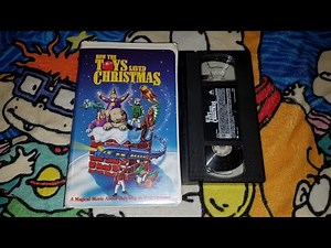 How The Toys Saved Christmas 1997 VHS