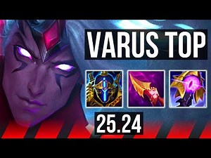 VARUS vs AATROX (TOP) | Good KDA: 12/2/3 | EUW Master | 25.24