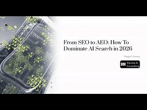AEO Masterclass – How to Dominate in AI Search in 2026 🚀