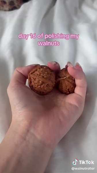 Polishing Fancy Chinese Walnuts: Day 16