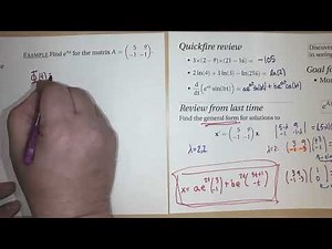 Fundamental matrix and ways of computation (Diff. Eq.; Lecture 2-7; Spring 2026)