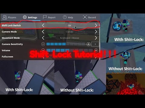 Flood Escape 2 - I figured out how to Shift Lock: Here's a Shift-Lock Tutorial!