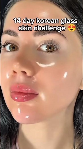 14 Day Korean Glass Skin Challenge ✨#shorts #foryou