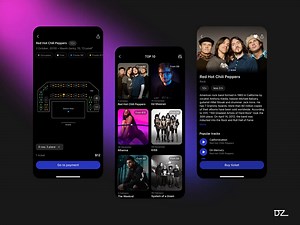 Event Mobile App UX/UI Design IOS
