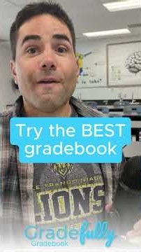 CHALLENGE! - GET ORGANIZED with Gradefully gradebook