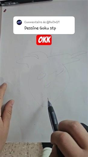 Draw goku #anime #art #dragonball #viralvideo #viral #youtubeshorts #shorts