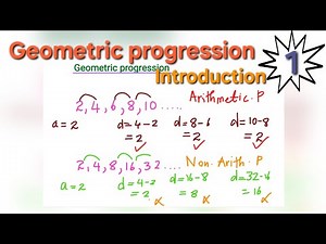 GEOMETRIC PROGRESSIONS Grade 11 Maths 🏘| Common Ratio | Upcoming terms | introduction