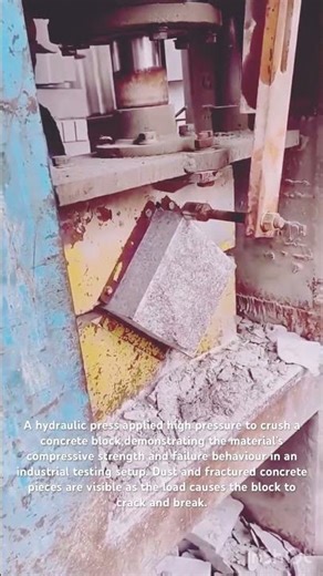 Automatic Concrete Block Making Machine in Action.#concretemachinery#building