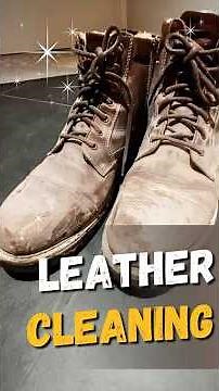 This is how I clean my leather boots!
