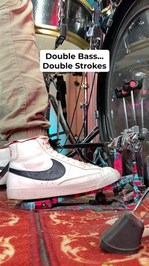 Heel-Toe Double Strokes With Both Feet 🥁