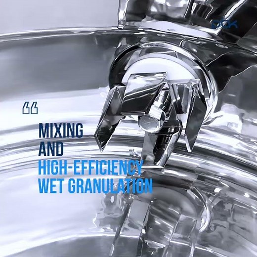 Pharmaceutical Wet Granulation Process | PTK High-Shear Mixer 🌪️ #Shorts