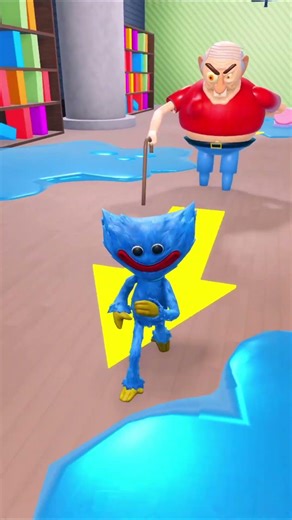 escaping from the EVIL GRANDPA #roblox #shorts