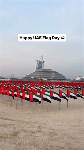 Happy UAE Flag Day 🇦🇪✨ Why UAE Flag Day is celebrated on November 3? On November 3, the national colours will fill the country's streets, homes, and shops as the millions that call the Emirates their home come together to celebrate UAE Flag Day. As expatriates and citizens alike crane their necks up on November 3, to watch the flag being hoisted, the moment is one of national pride, regardless of where in the world you come from. As the world looked on, the country grew from vast desert sands
