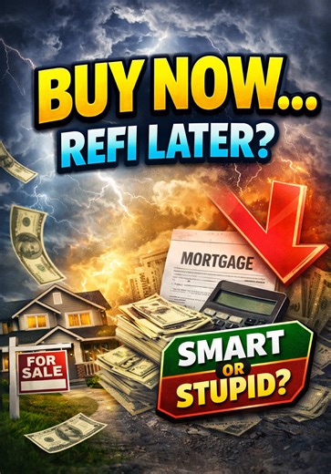 “Just buy now and refinance later” — sounds simple… but only works if you understand the strategy. You can refinance your rate. You can’t refinance your purchase price. In higher-rate markets, the opportunity is often in the deal, not the rate. If you’re buying in 2026, this is something you need to know before waiting. 📍 California real estate 📲 DM me or text 562-484-8138 #HomeBuyingTips #FirstTimeHomeBuyer #RealEstateAdvice #Refinance
