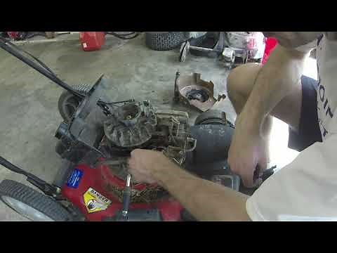 Briggs and Stratton quantum engine: convert auto choke to primer bulb