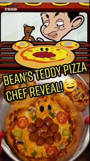 Mr. Bean's Pawsitively Irresistible Teddy Shaped Pizza!😋 #mrbean #mrbeancartoon #mrbeanfunny #mrbeanteddy #teddy #pizza #teddybear #pepperoni #pepperonipizza #fyp #trendingtiktokviral @Mr Bean