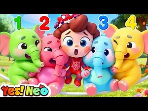 One Elephant Went Out To Play | Learn Numbers | Superhero Song | Nursery Rhyme & Kids Song| Yes! Neo