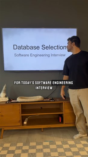 Arjay McCandless on Instagram: "Picking a Database 1. Consider access patterns 2. Consider trade offs 3. Consider people #databases #coding #programming #csmajors"